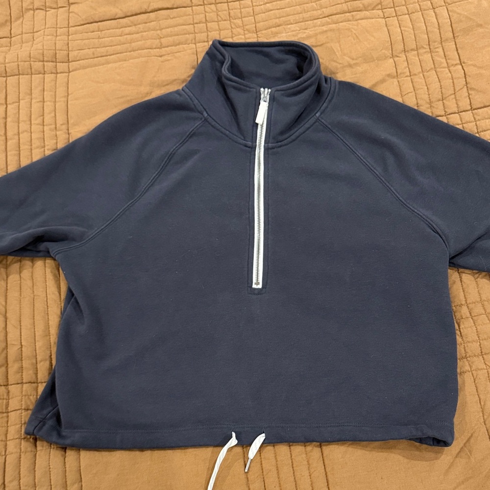 Vuori Black Half-Zip Women's Sweater